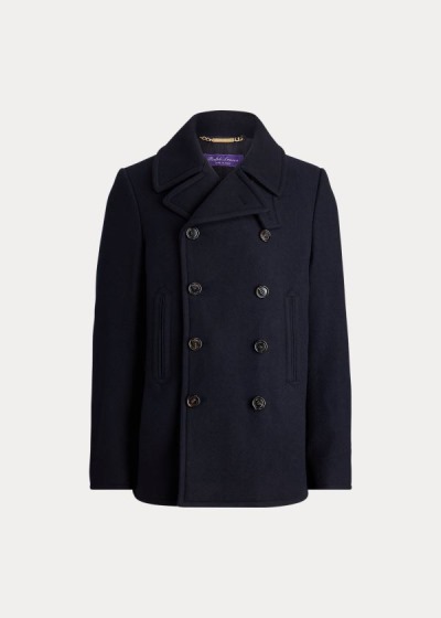 Men's Ralph Lauren Wool-Cashmere Peacoat | 014295GHL